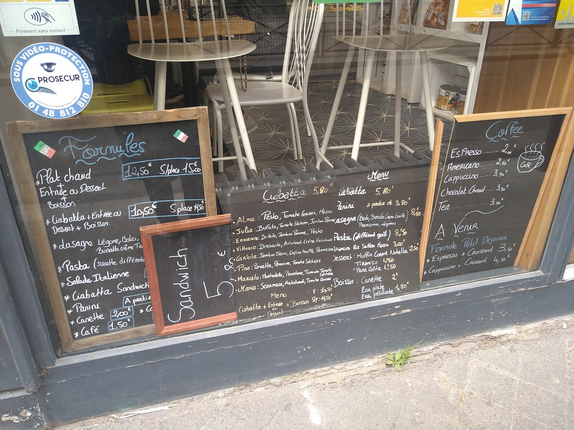 Roccolino menu 1