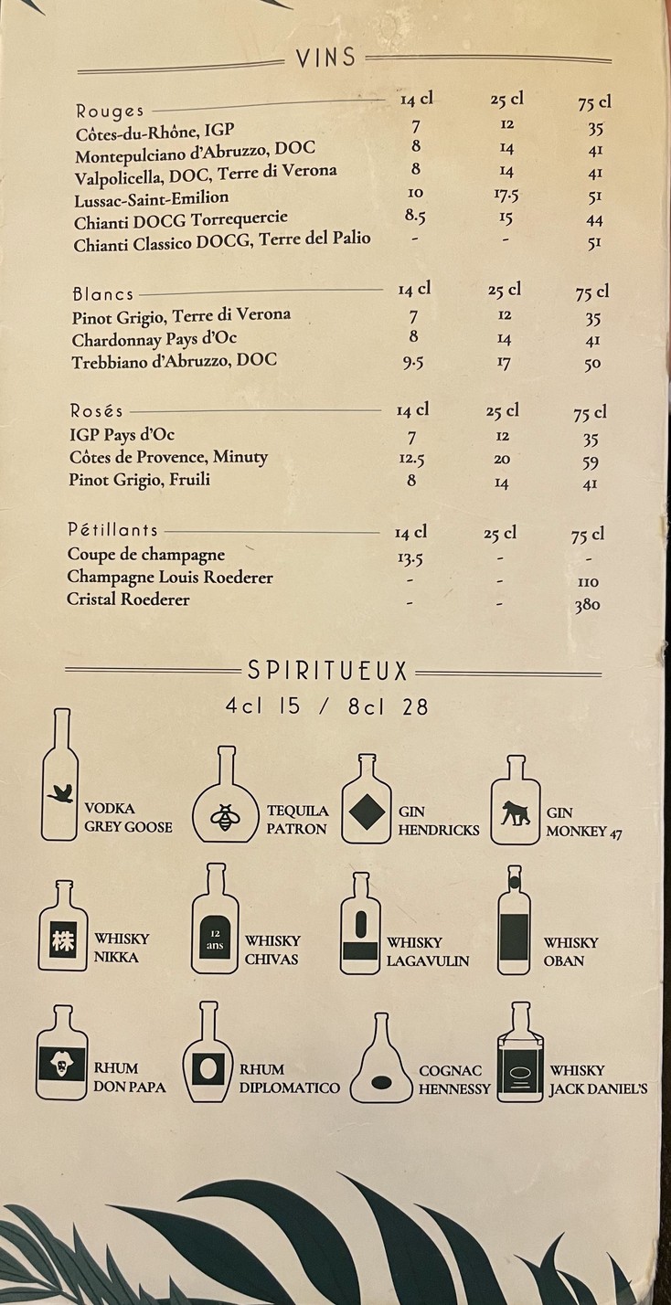 Firmine menu 3