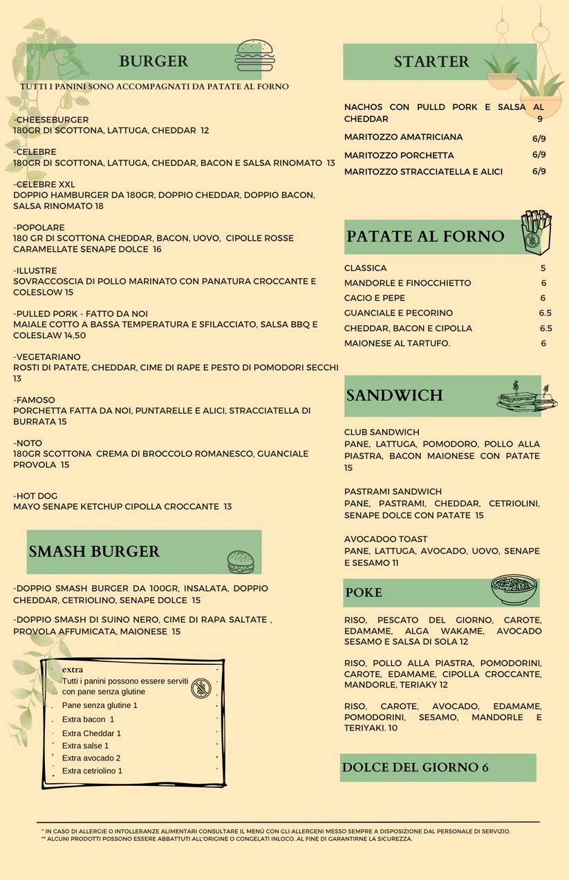 Rinomato San Giovanni menu 1