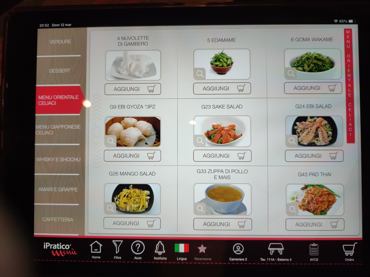 Ristorante Jiki Roma menu 1