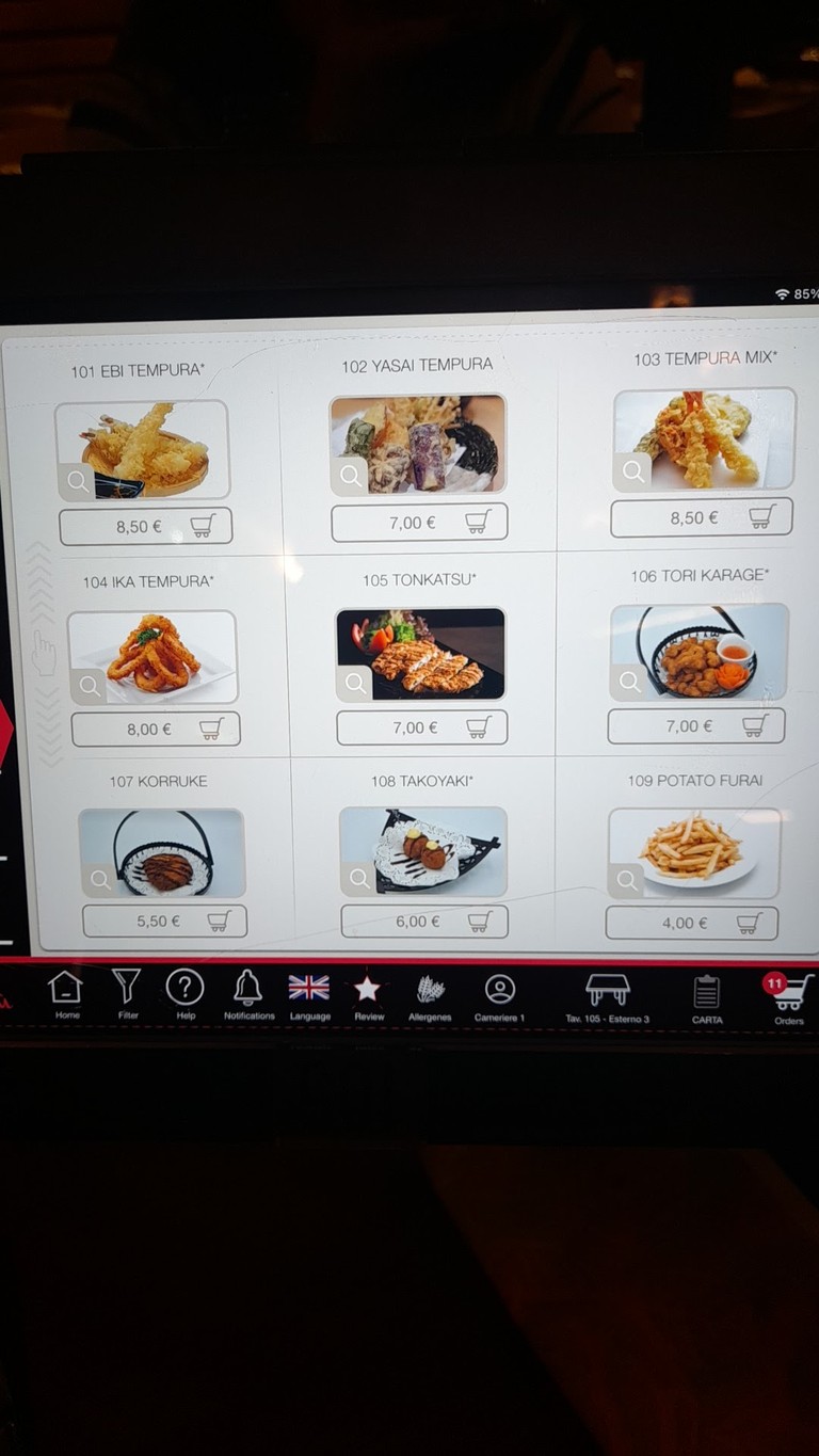 Ristorante Jiki Roma menu 2