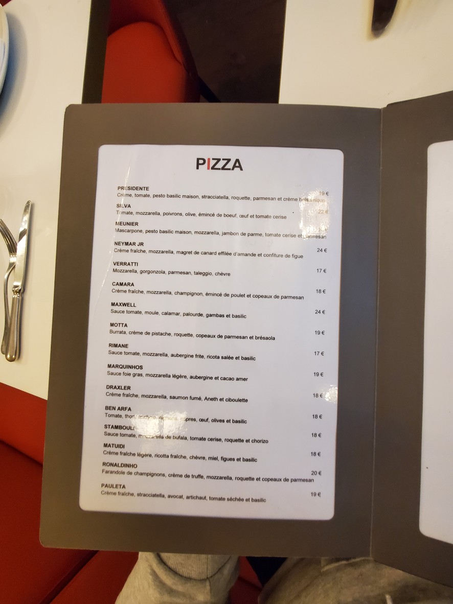 Zino menu 3