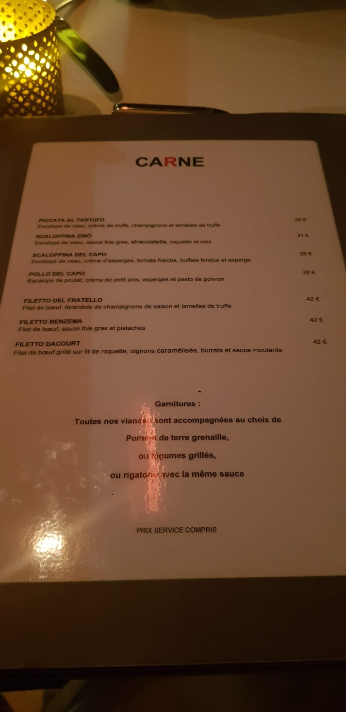 Zino menu 4