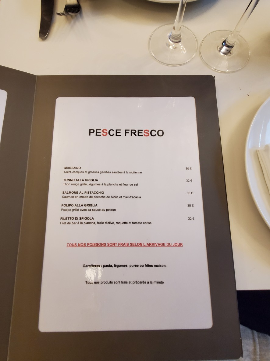 Zino menu 6