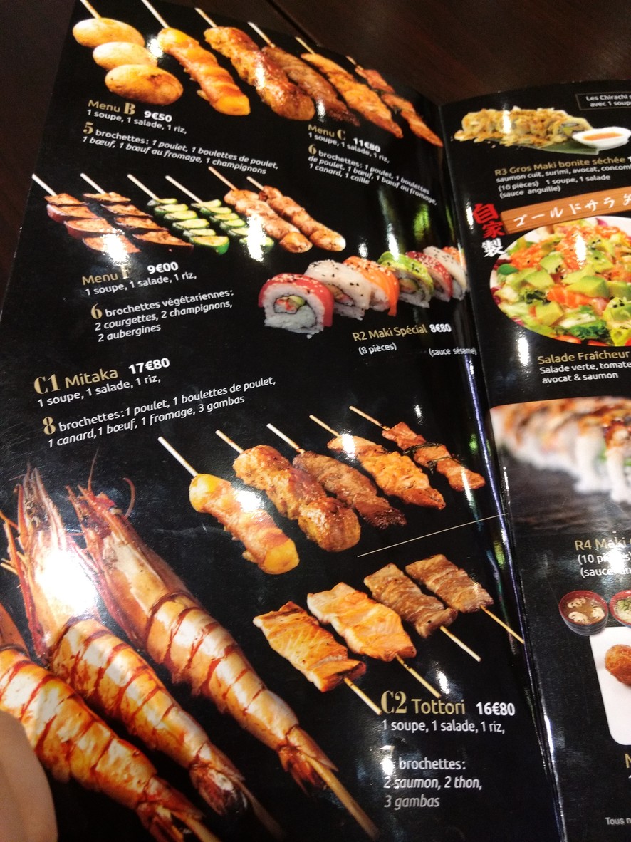 Restaurant Japonais Asie B7 menu 4