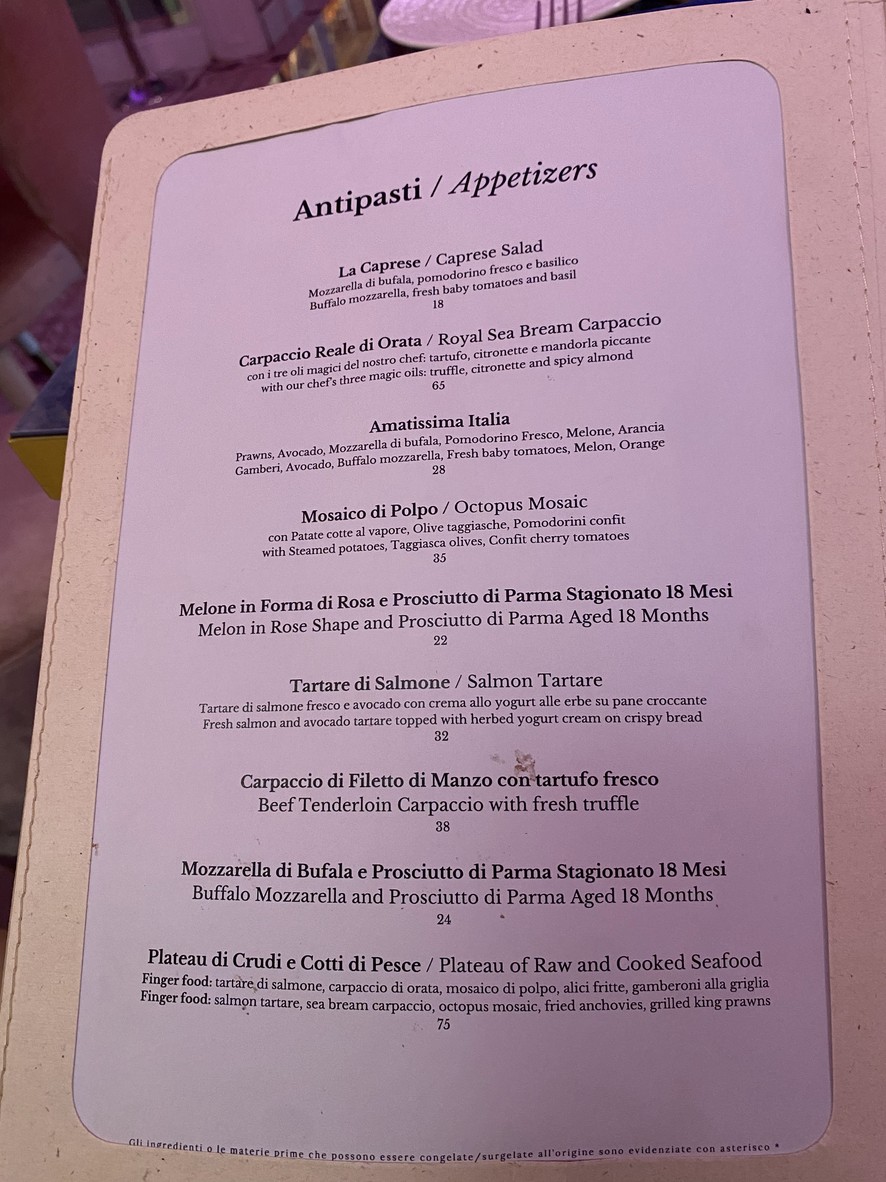 Angie’s Restaurant menu 2