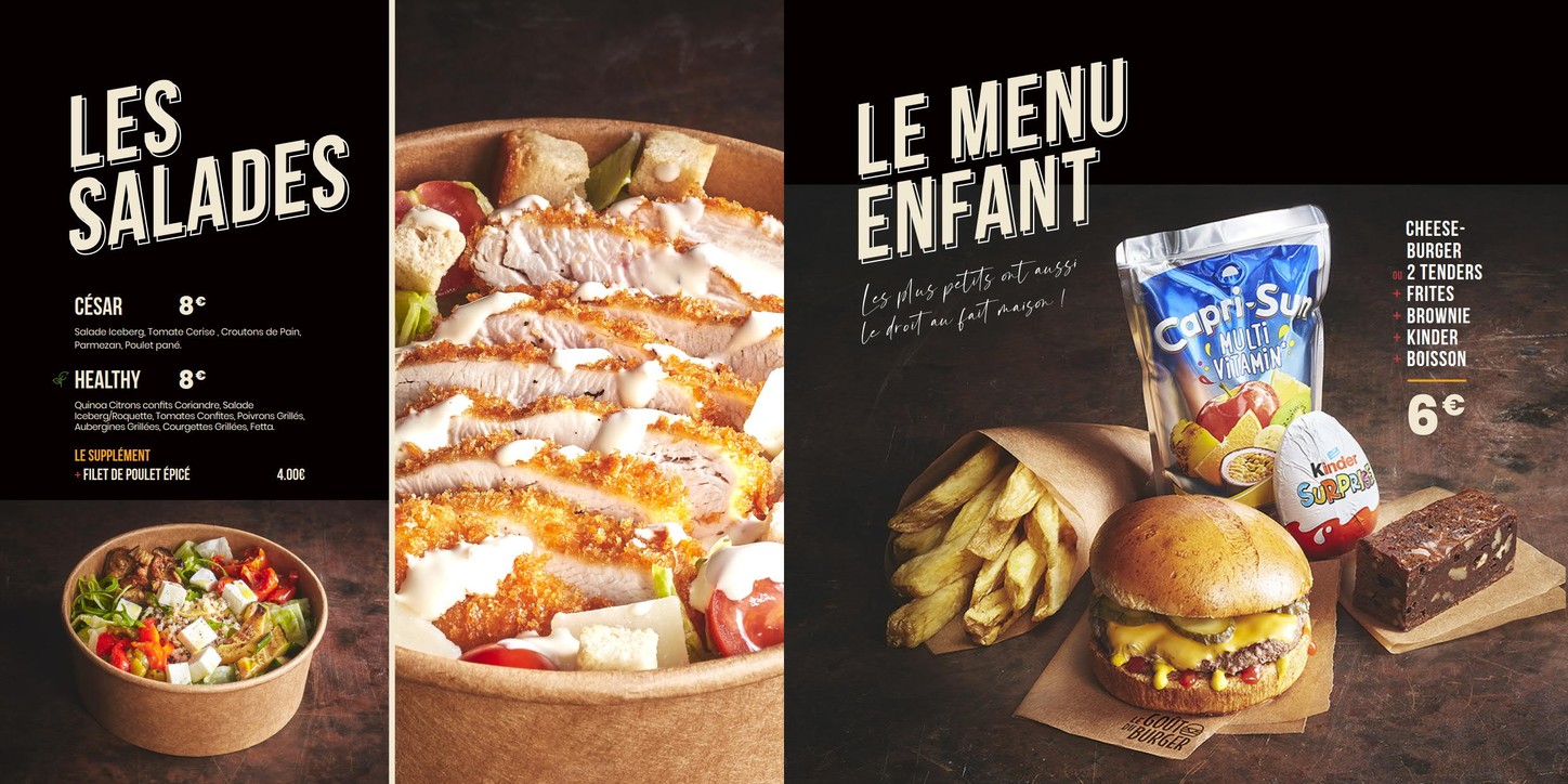 Le Goût du Burger menu 2