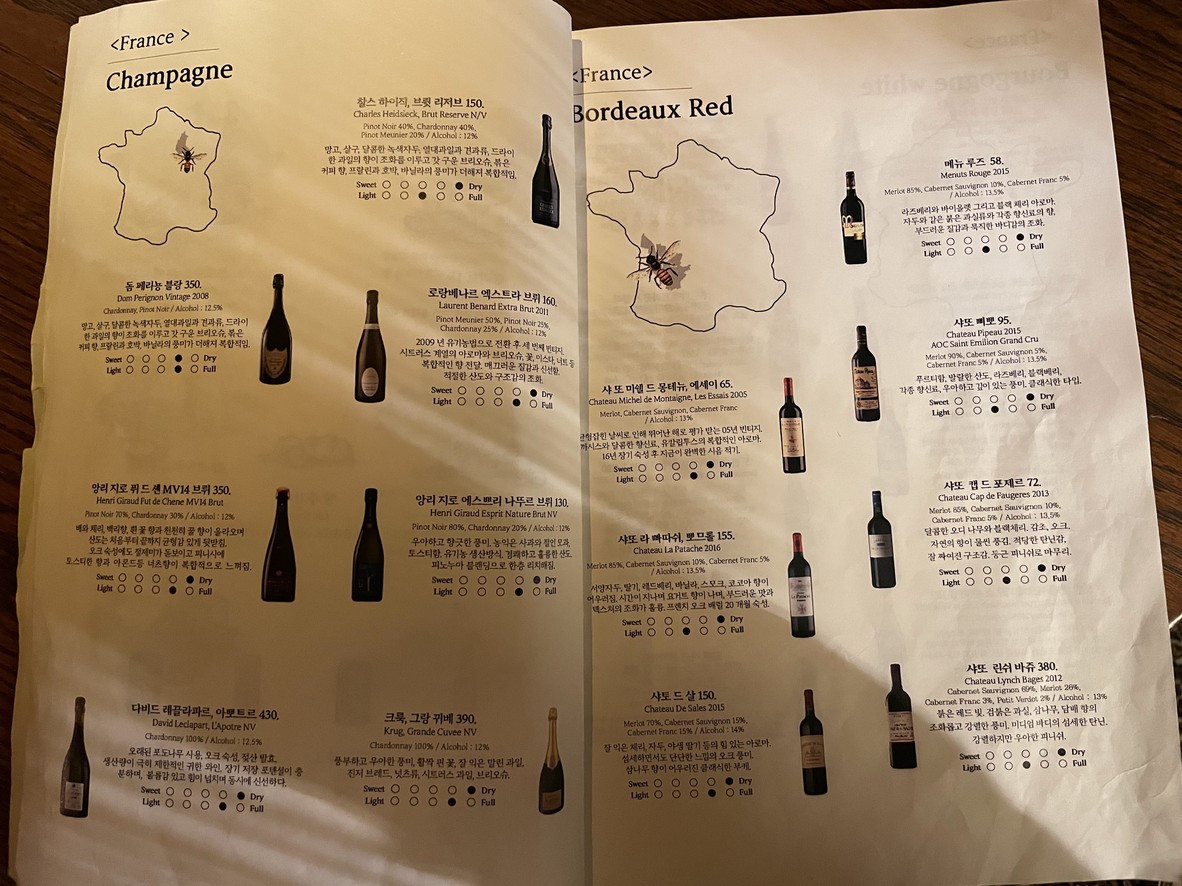 Dongnam Banggan menu 1