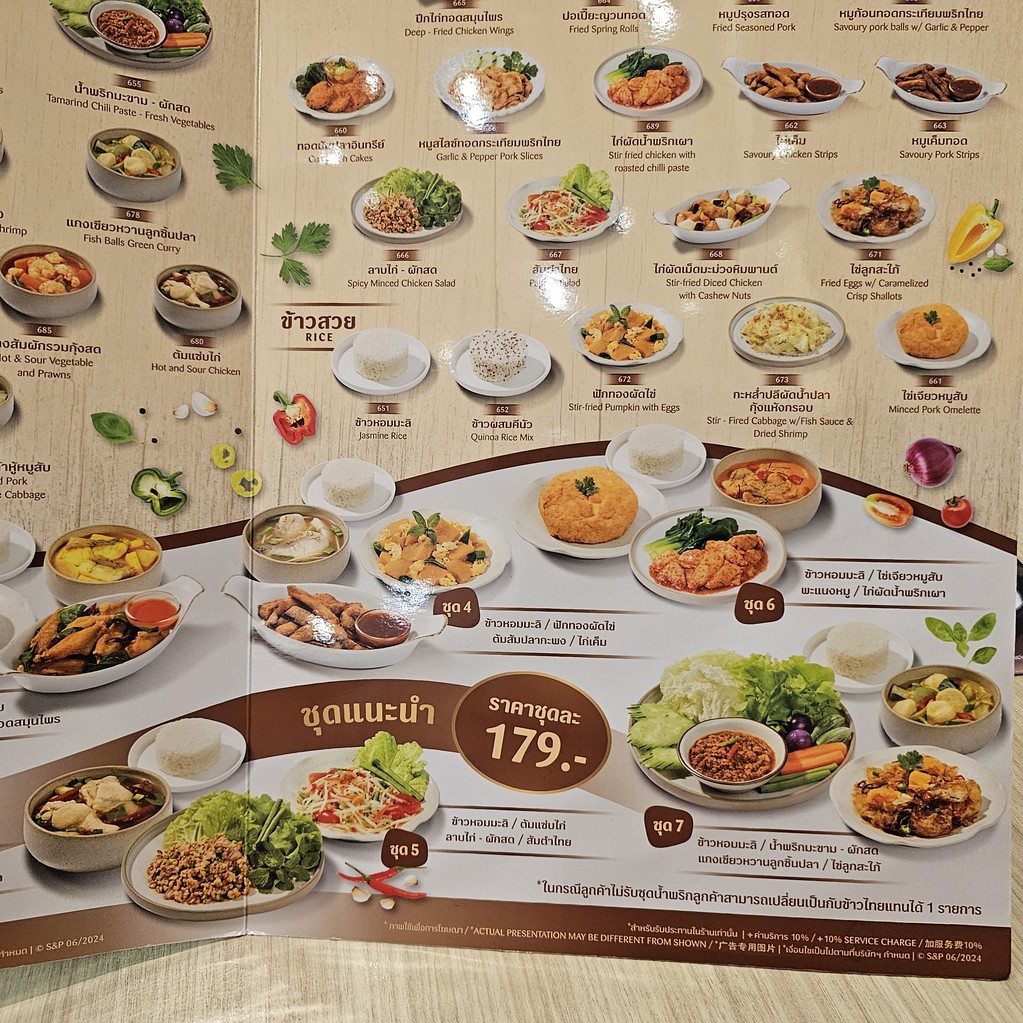 S&P Riverside Charoen Nakhon menu 3