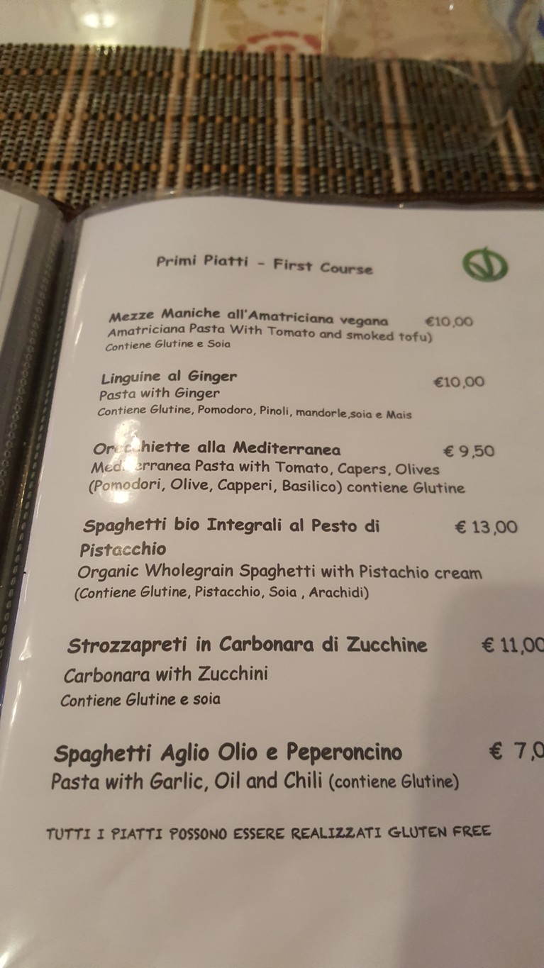 Ristorante Vegano Ma Va? | Prati menu 2