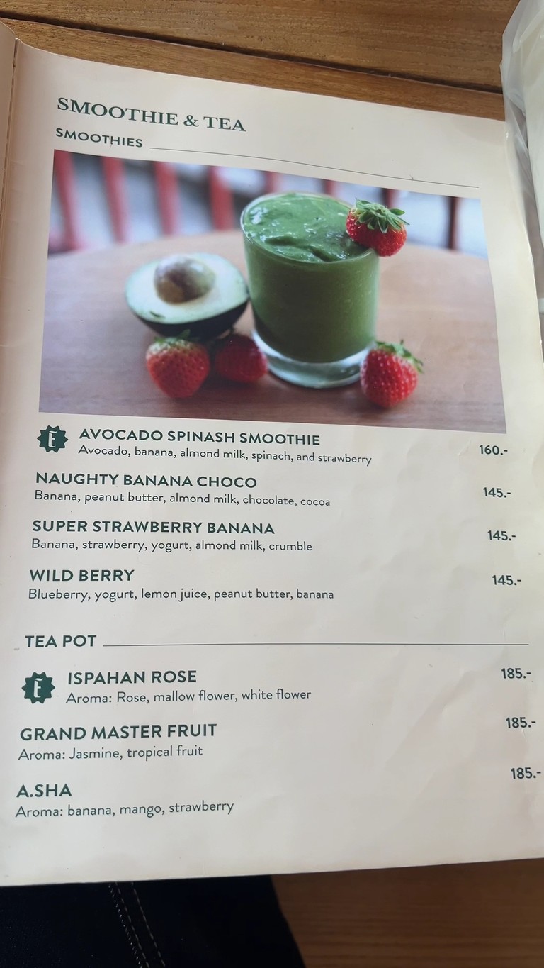 Earthy Society at Pridi 26 | Brunch Pizza & Bar menu 3