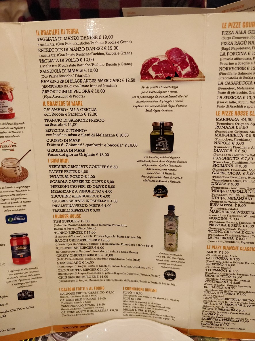 Chiù Sapore Centocelle menu 2