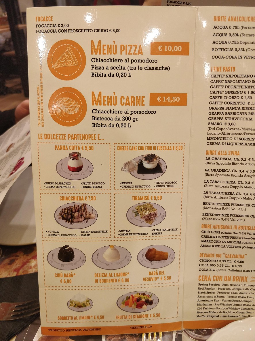 Chiù Sapore Centocelle menu 5