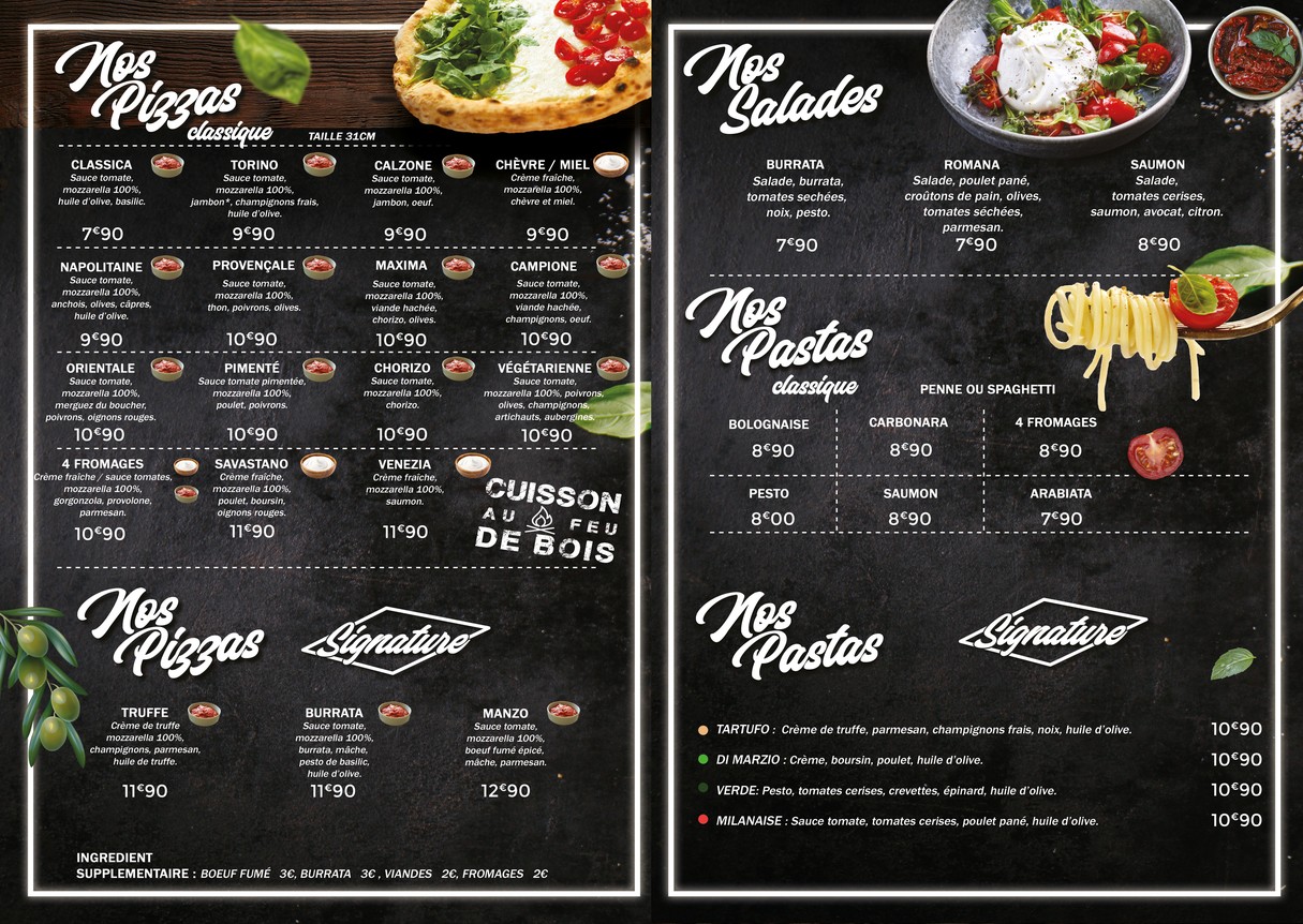 Mamamia menu 2