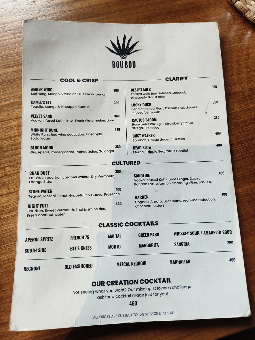 BIMBO Pizza & Josper menu 2