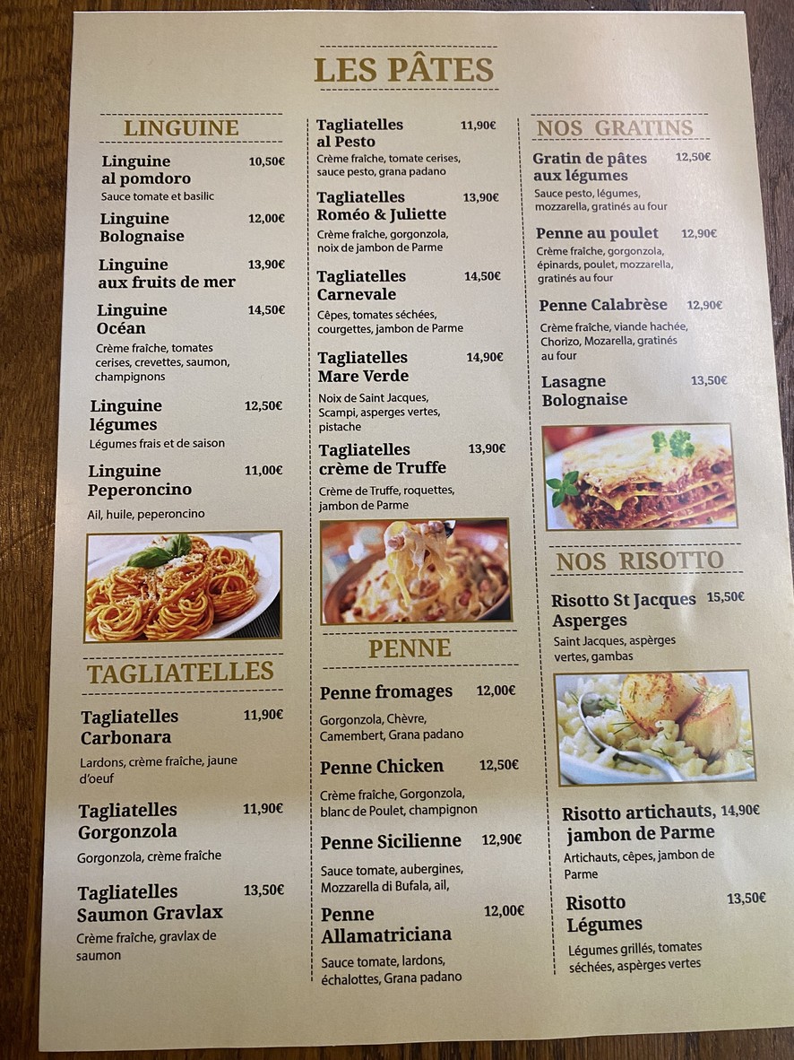 Casa Roma menu 3
