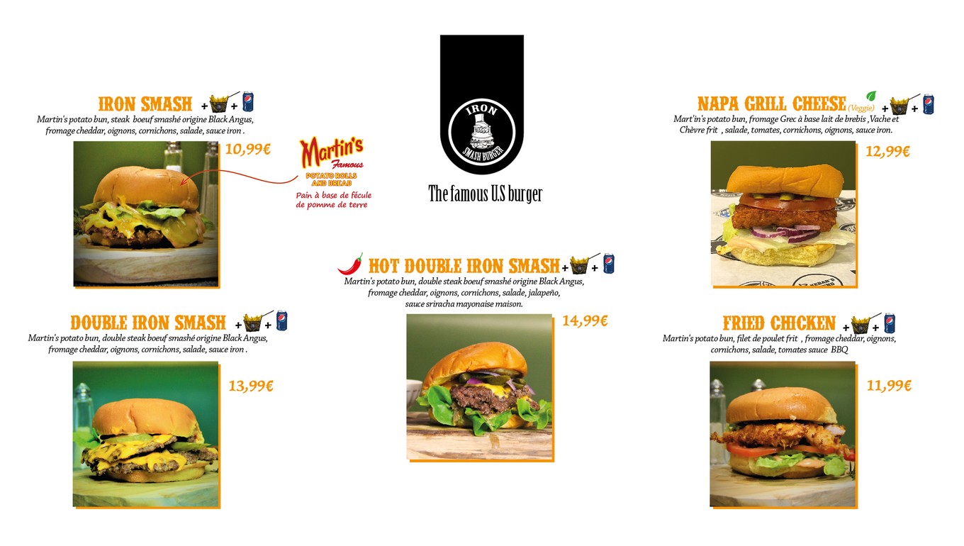 Matisse Food Paris menu 2