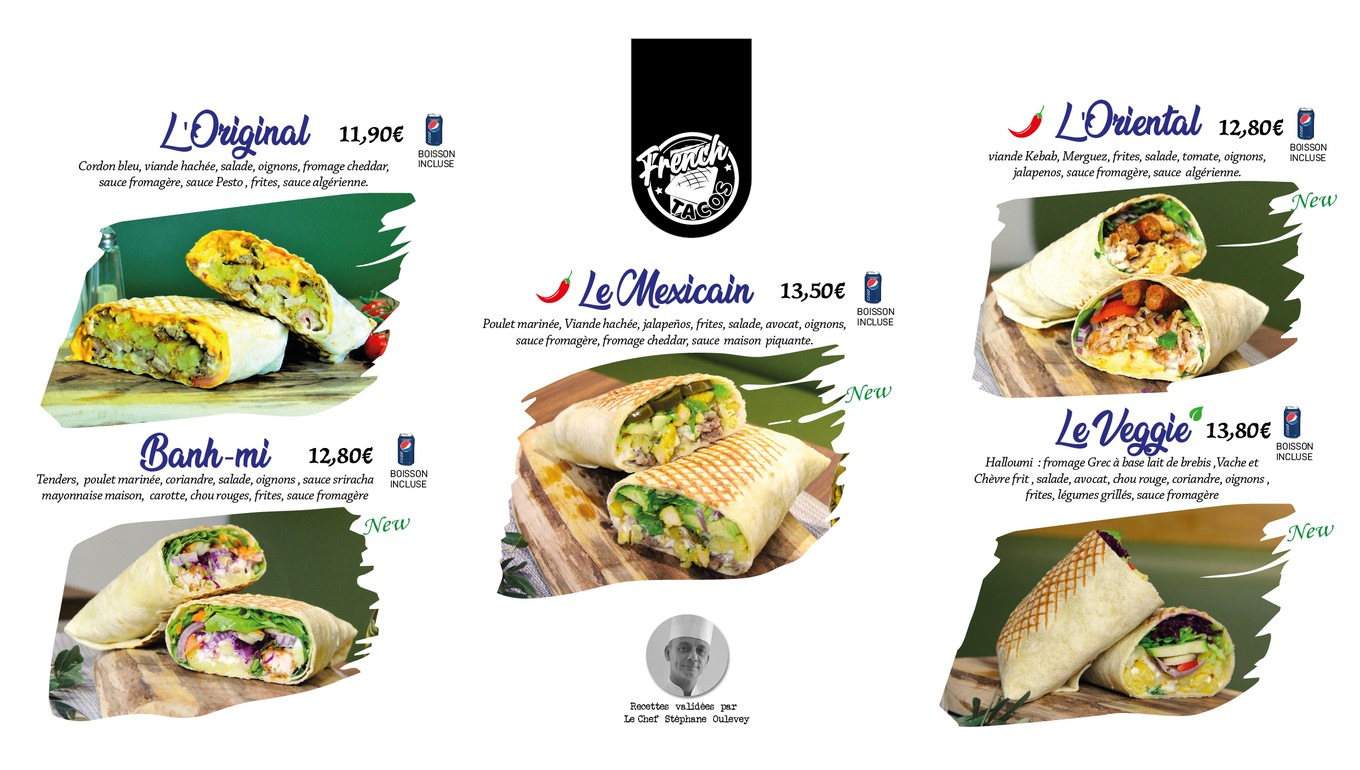 Matisse Food Paris menu 3