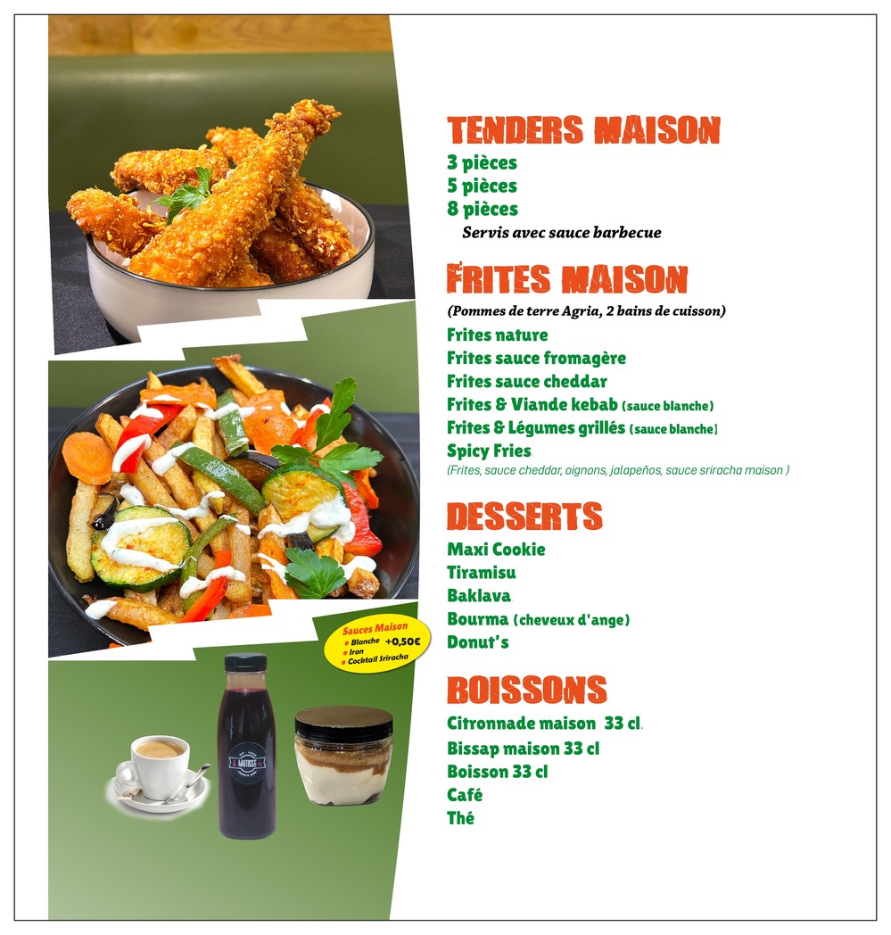 Matisse Food Paris menu 4