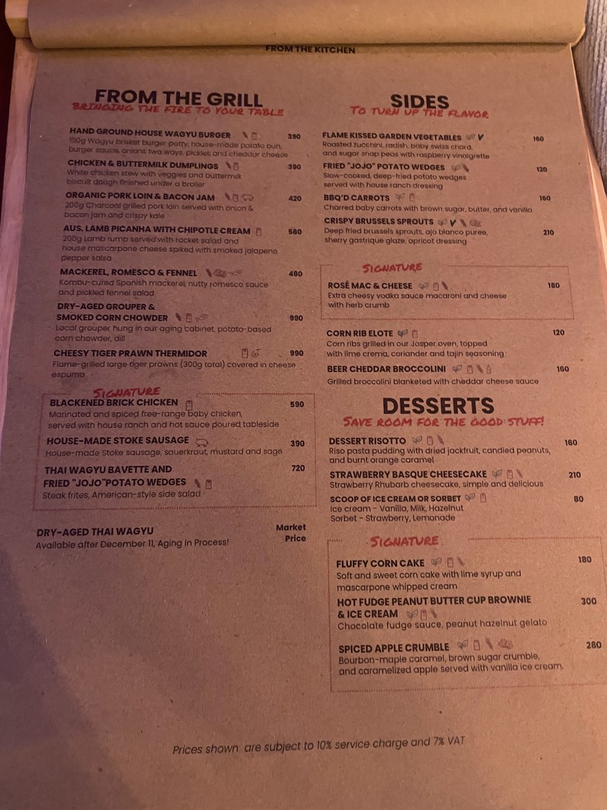 斯托克曼曼谷 menu 2