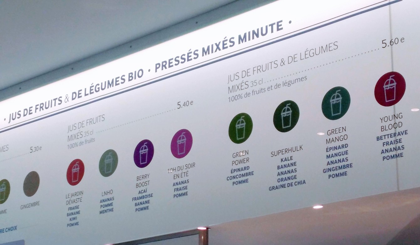 Cojean menu 1
