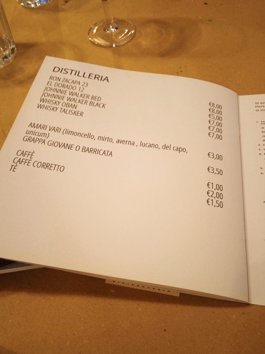 La Briciola menu 4