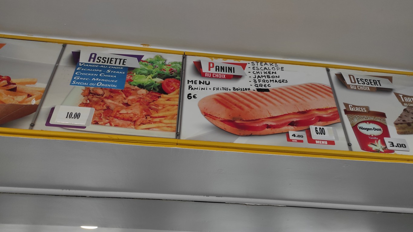 Le Majestic menu 3