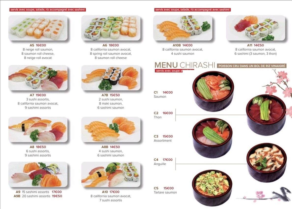 Tekkaba menu 2