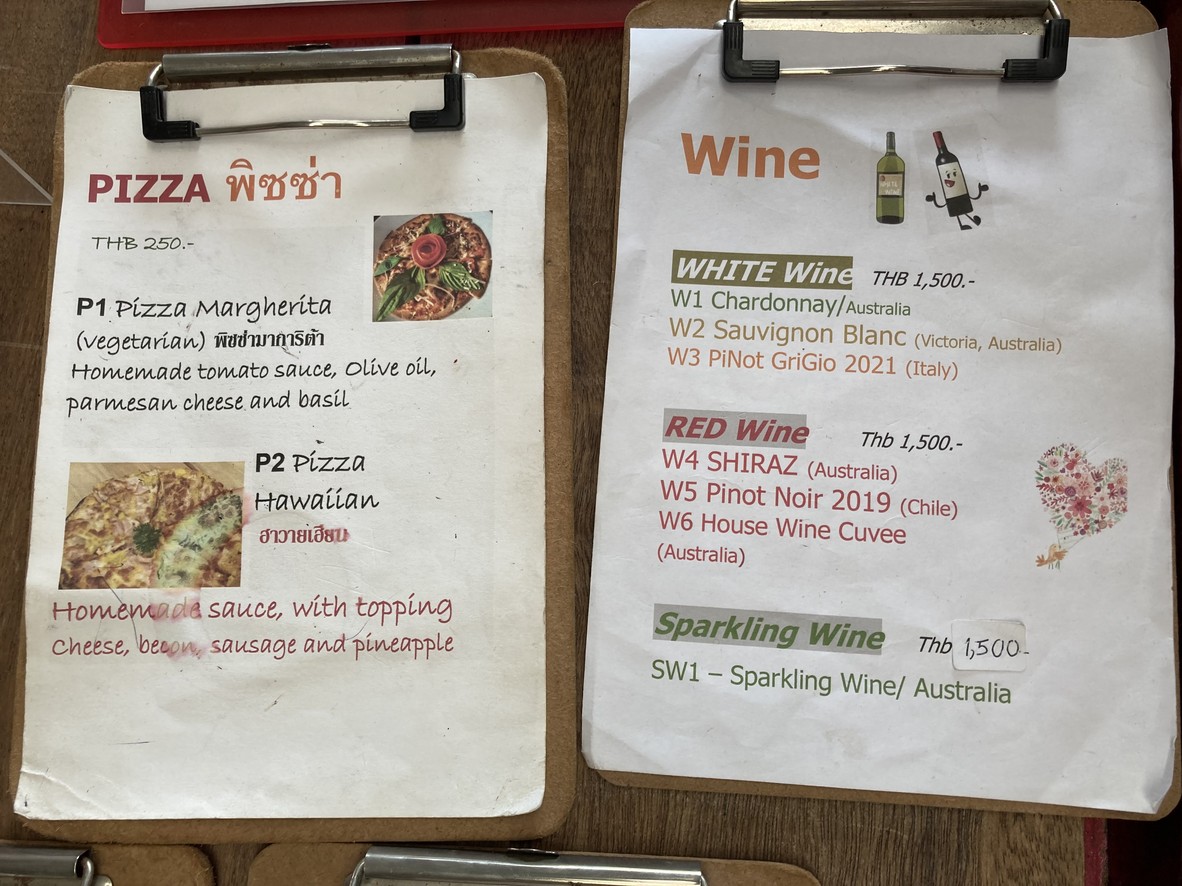 Baan Rim Naam Talat Noi menu 4