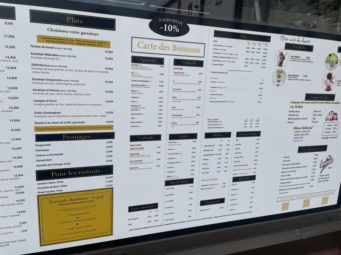 K Bar Pizza menu 4