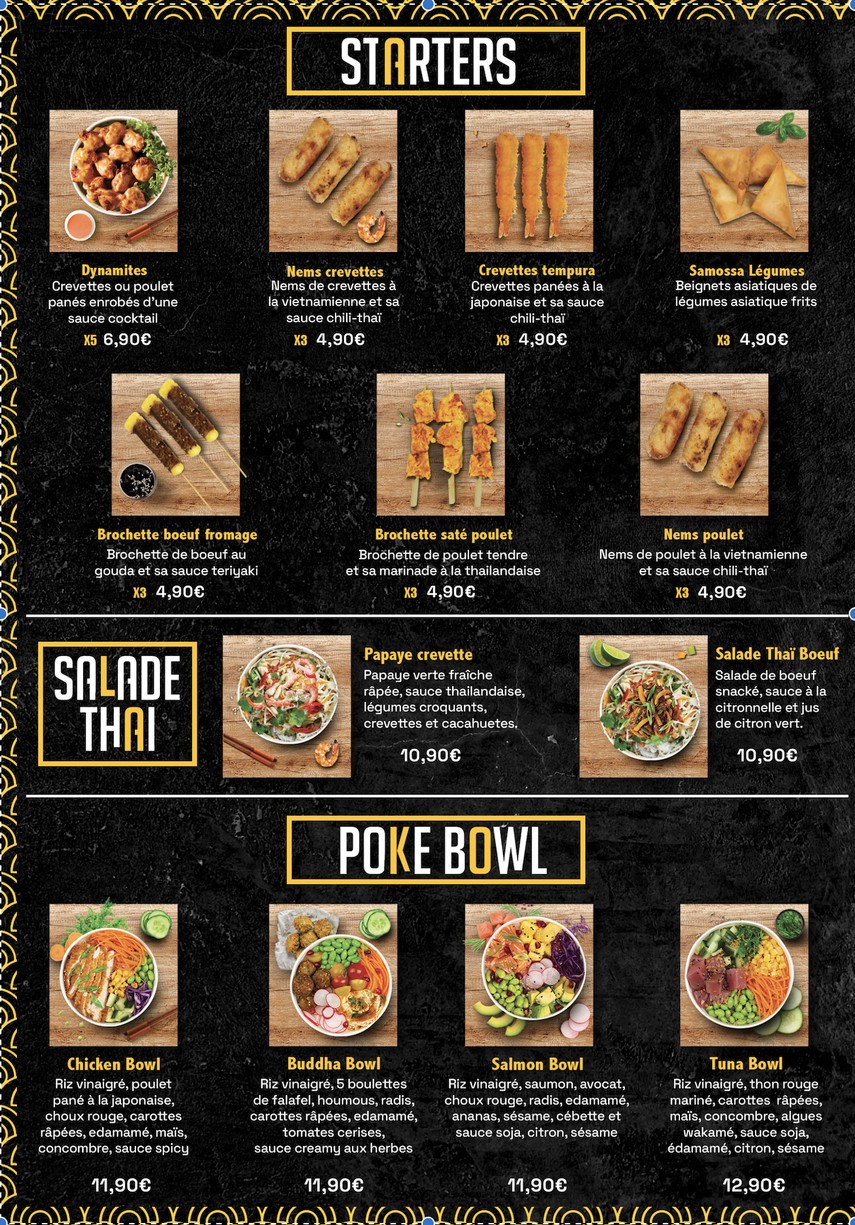 ZUMITA COLOMBES menu 1