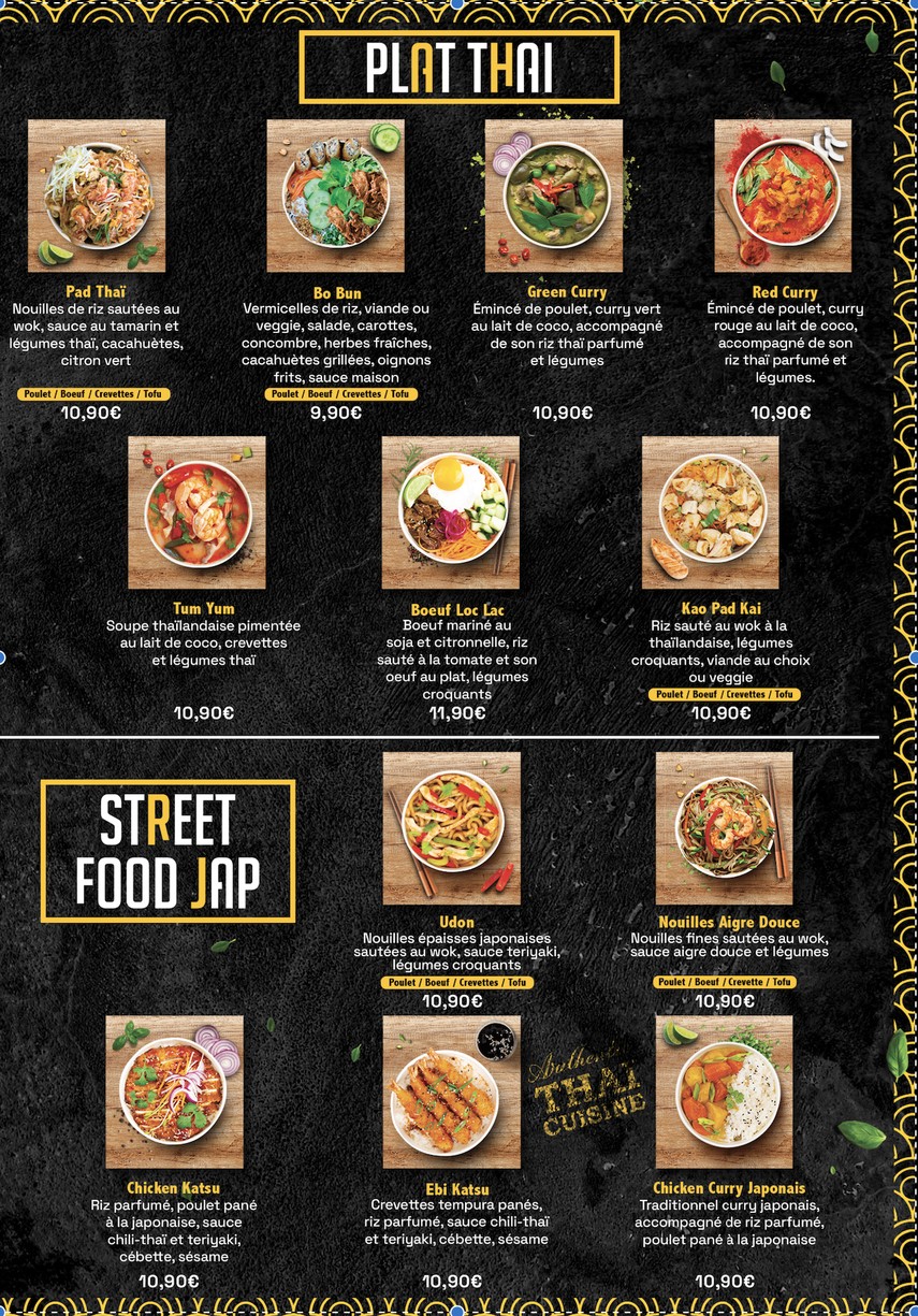ZUMITA COLOMBES menu 2