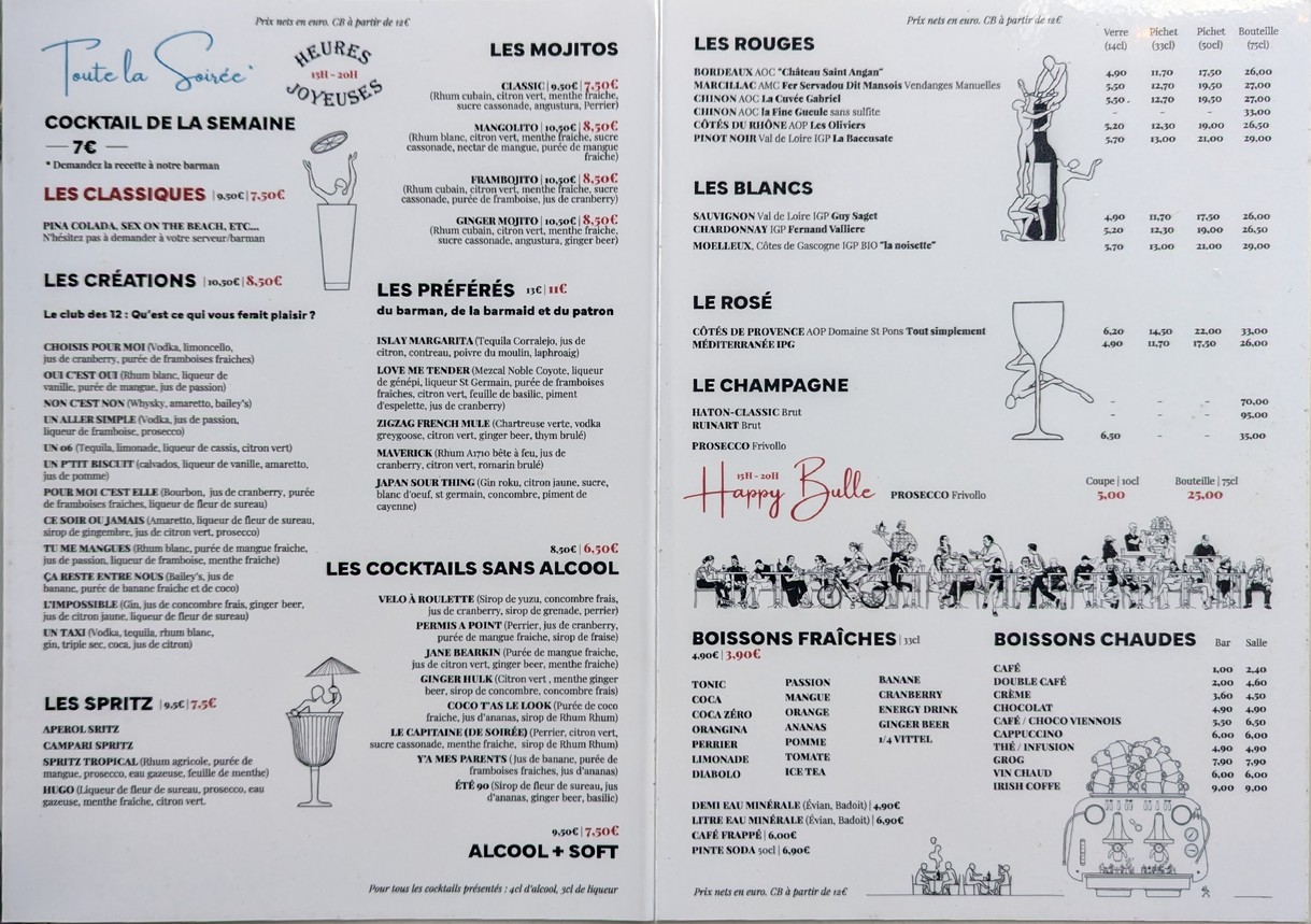Zig Zag menu 2