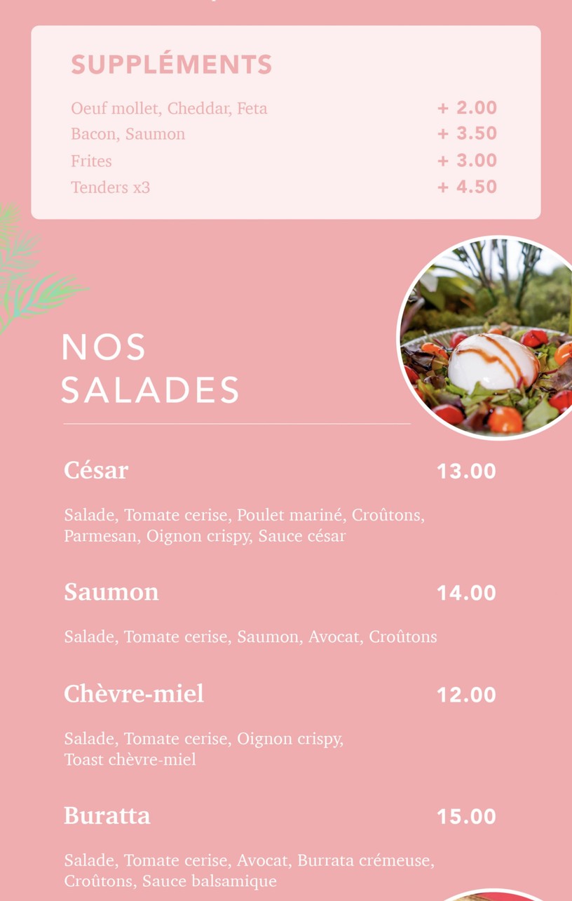 El Zoya BRUNCH & CENA menu 1