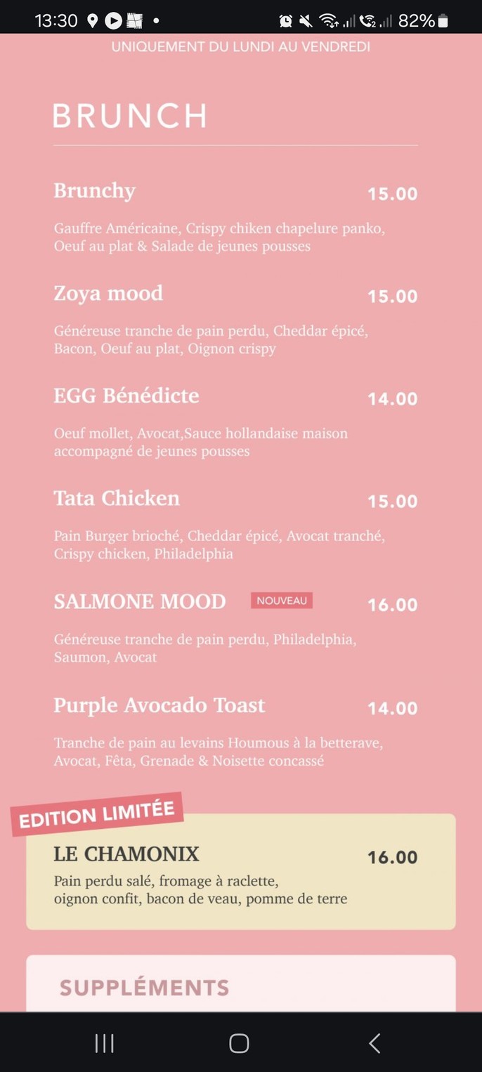 El Zoya BRUNCH & CENA menu 3