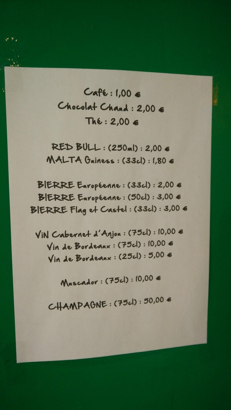 TIM LA PRINCESSE menu 2