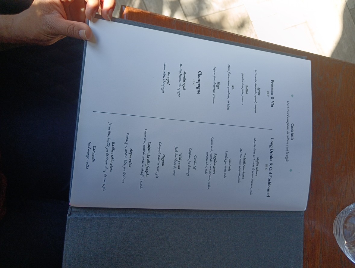 L’Artusi menu 7
