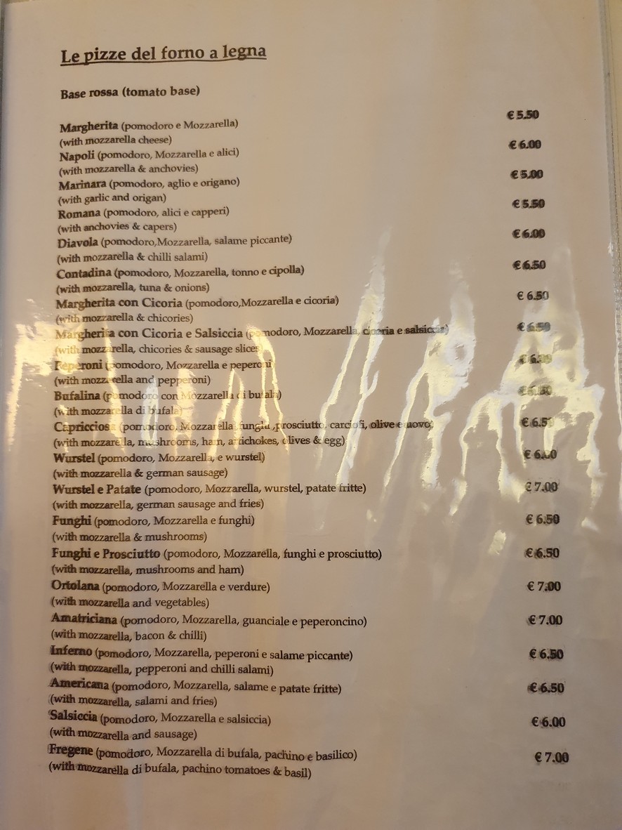 La Piccola Amatrice menu 4