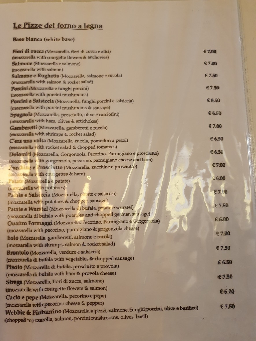 La Piccola Amatrice menu 5
