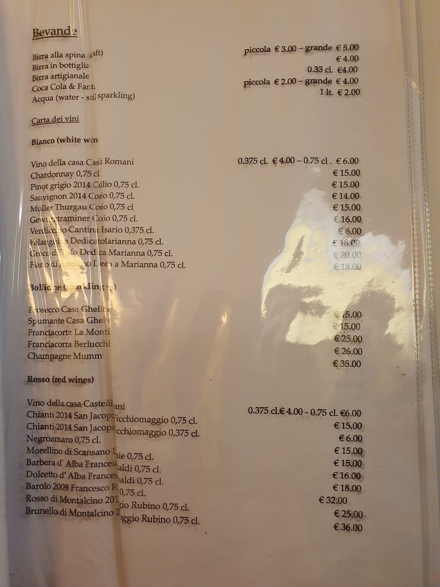 La Piccola Amatrice menu 7