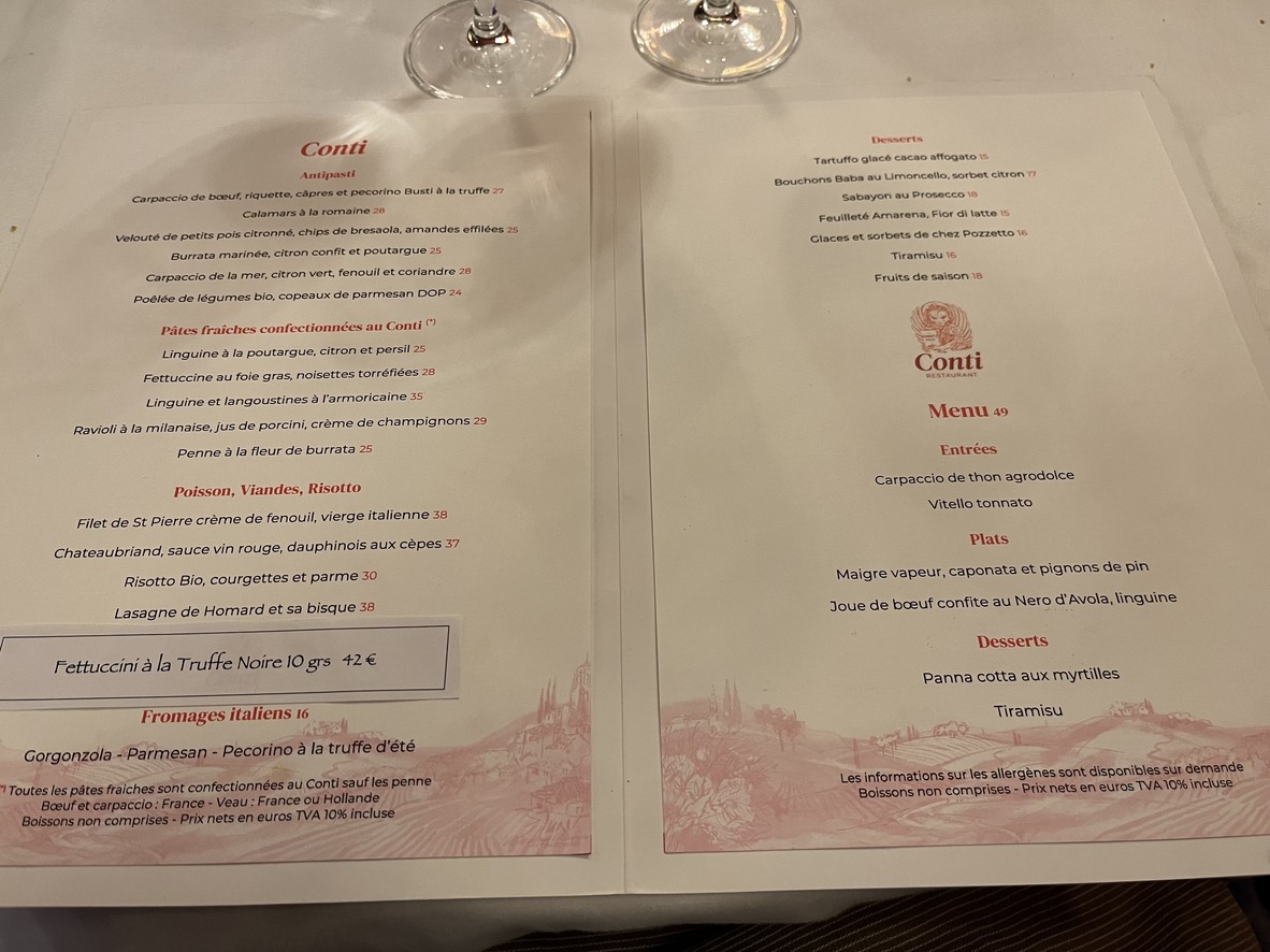 Conti menu 1
