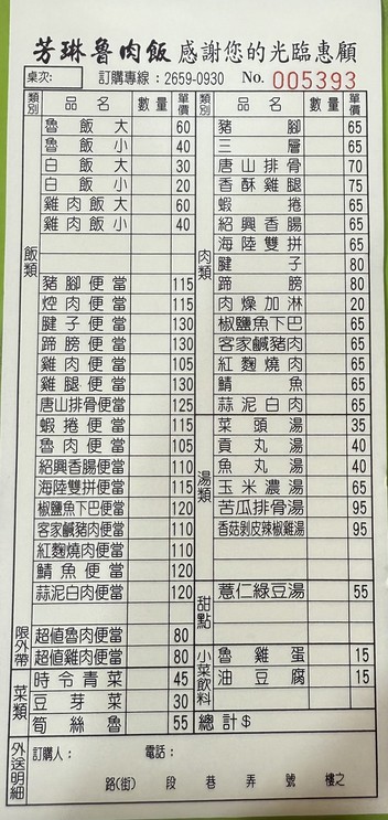 Fang Lin Lu Rou Fan