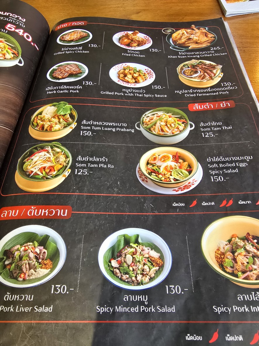 Sawasdee Cafe’ @Prachachuen menu 3