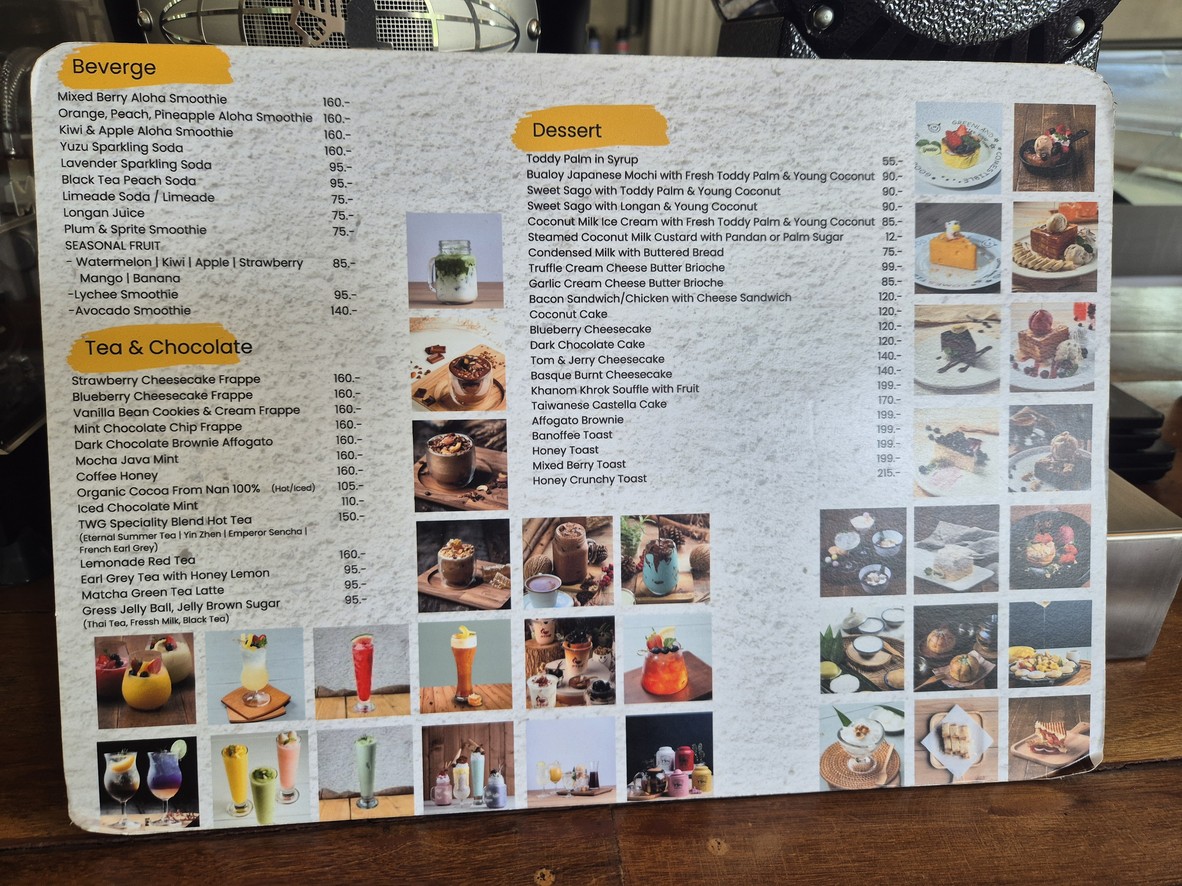 Sawasdee Cafe’ @Prachachuen menu 5