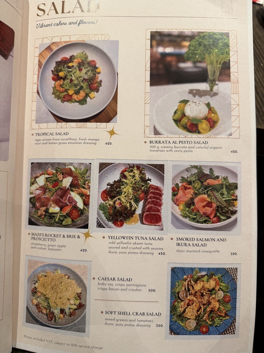 Mayz menu 1