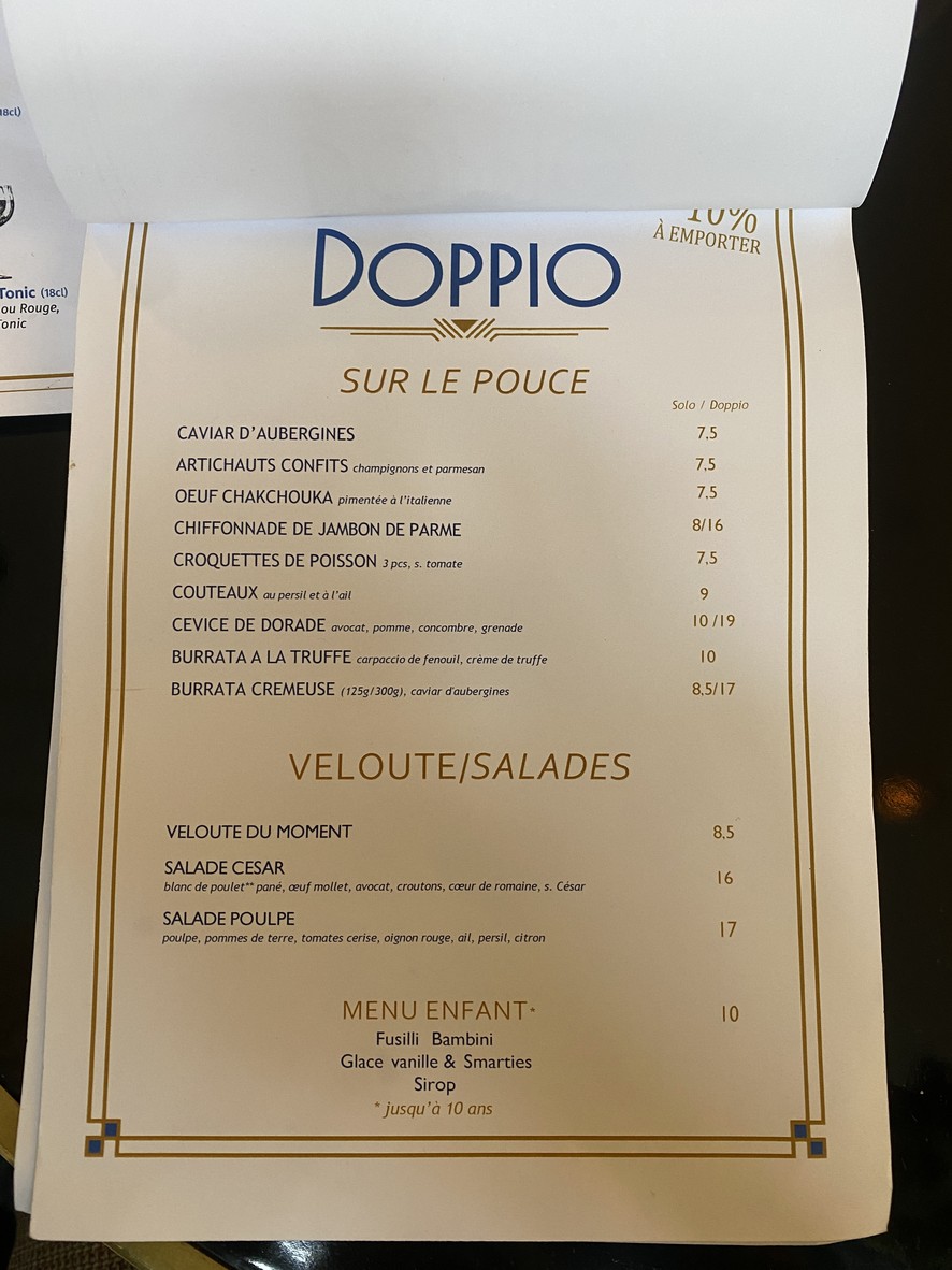 Doppio menu 1
