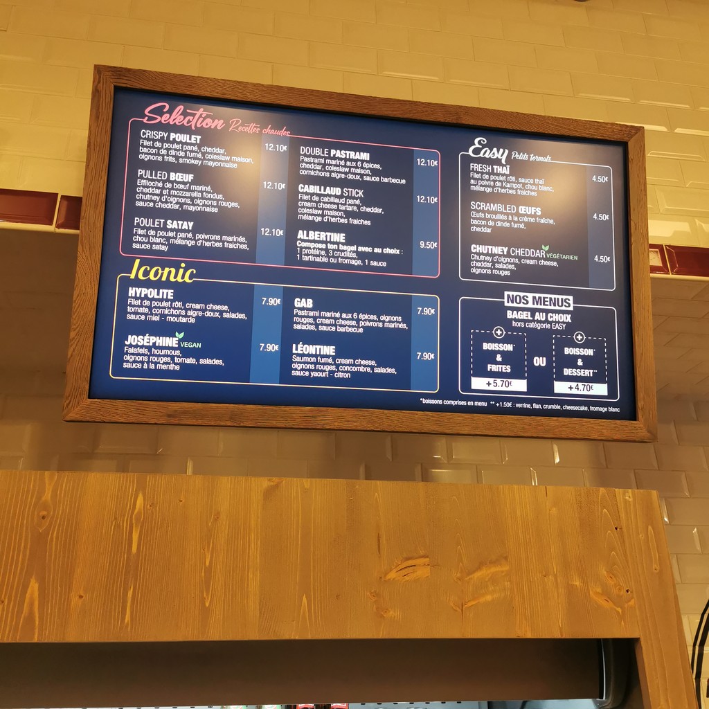 BAGELSTEIN • Bagels & Coffee shop menu 1