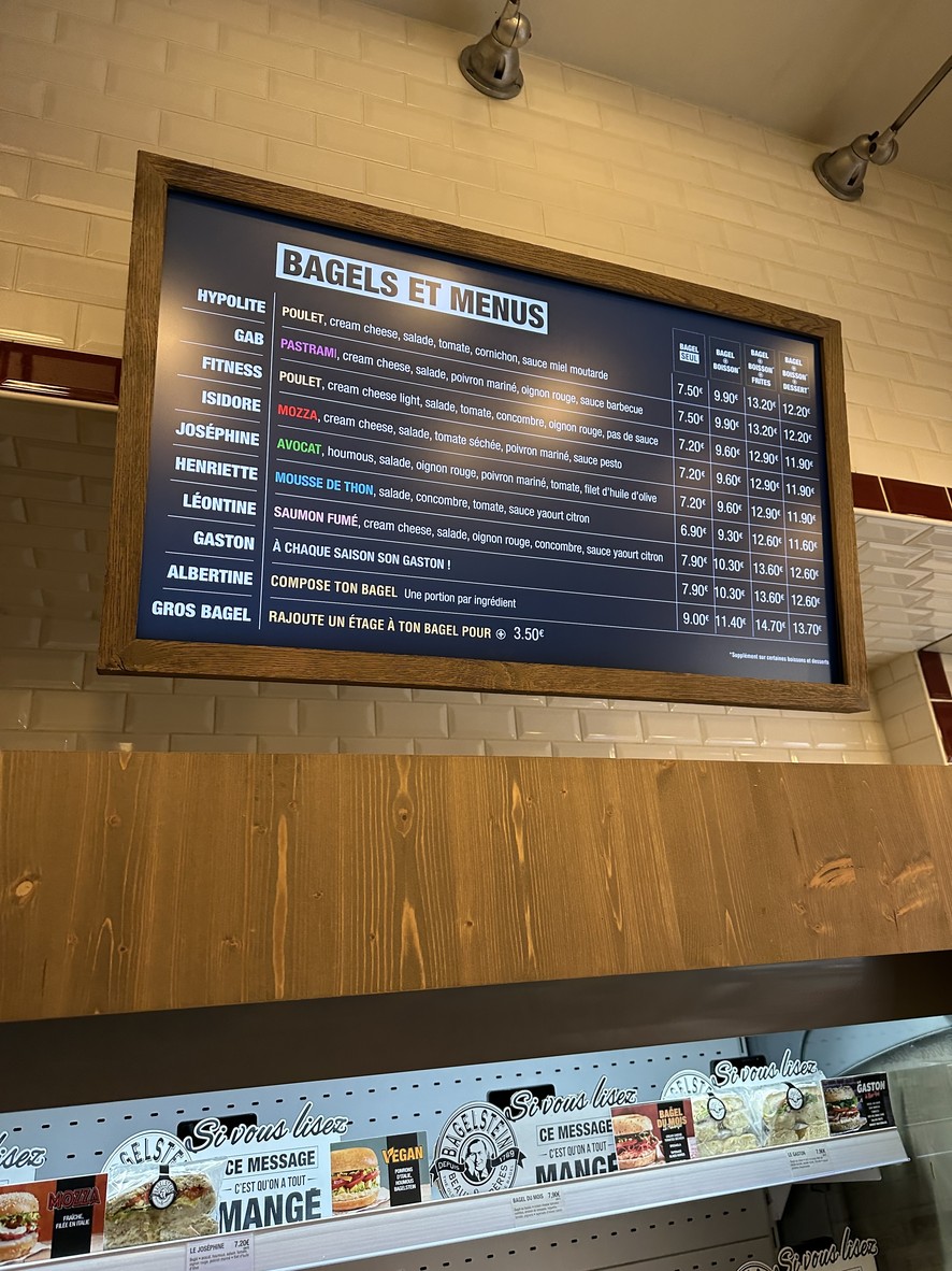BAGELSTEIN • Bagels & Coffee shop menu 2