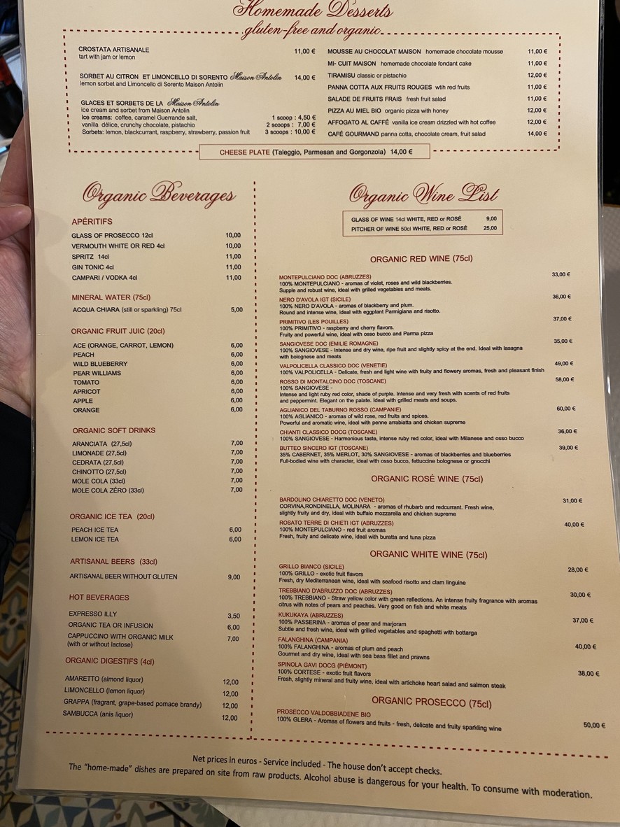 Tasca menu 2