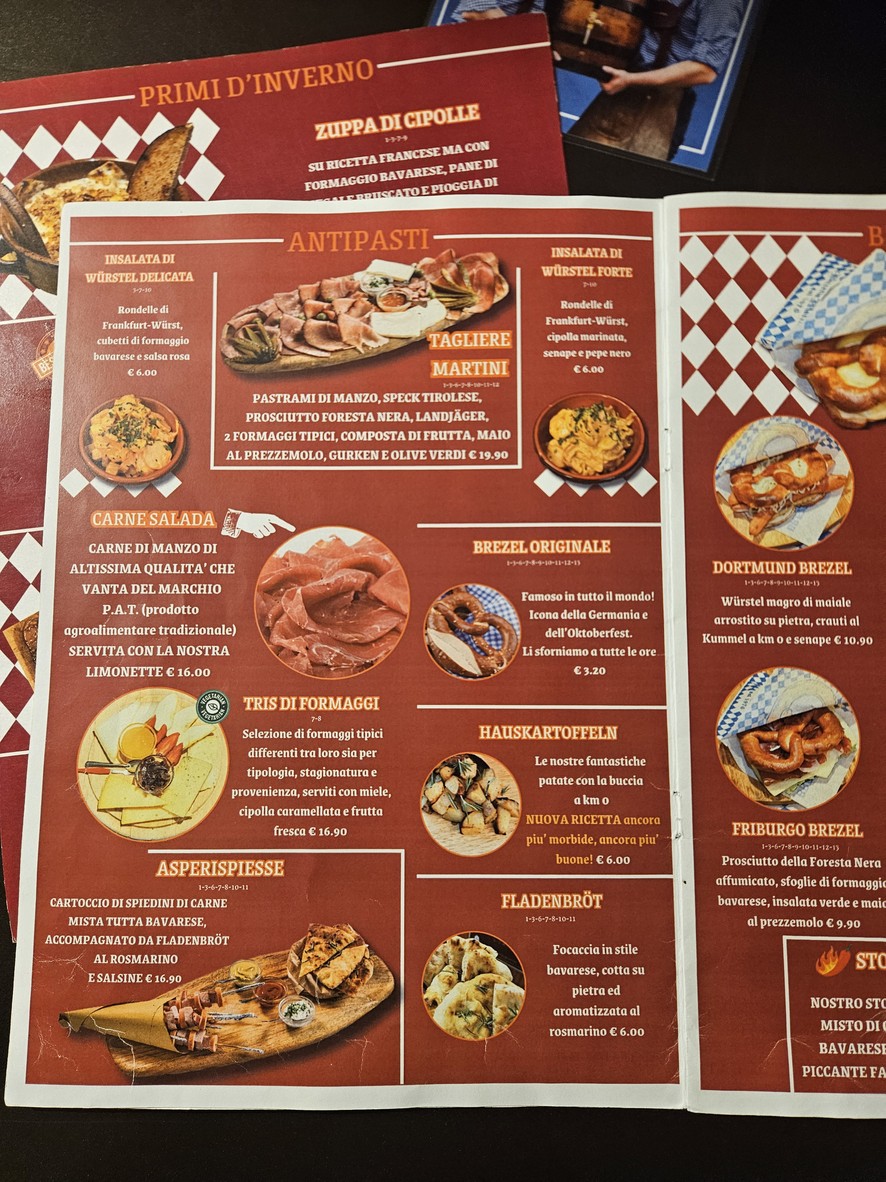 Birreria Martini • Esperienza e cucina tedesca a Roma dal 1976 menu 1